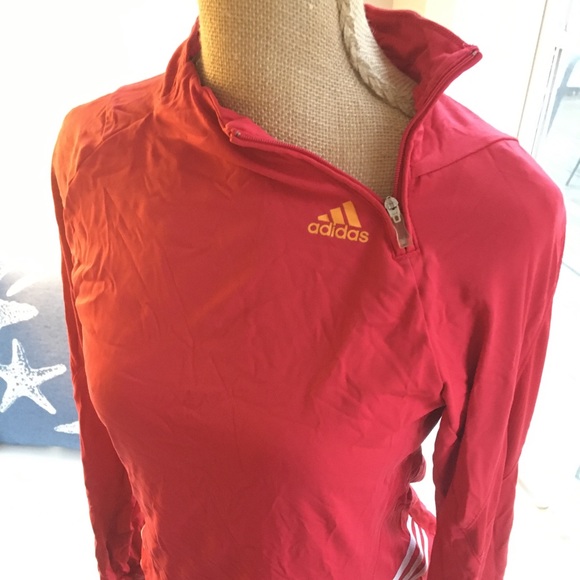 Adidas Running Zipper Long Sleeve Shirt - Picture 2 of 8